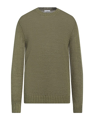 BOGLIOLI Jumper Military green 100% Linen