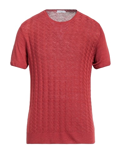 BOGLIOLI Sweater Rust 100% Linen