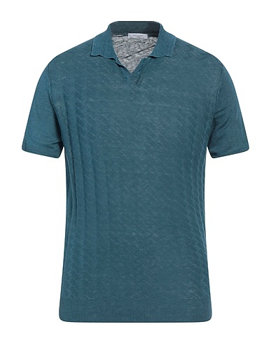 BOGLIOLI Jersey Verde agua profundo 100% Lino