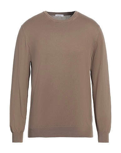 BOGLIOLI Pullover Khaki 100% Cotone