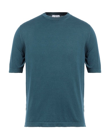 BOGLIOLI プルオーバー ディープティール コットン 80% / シルク 20%