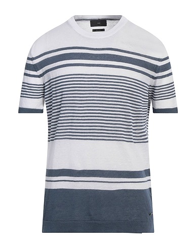 LIU •JO MAN Pullover Taubenblau 75% Leinen, 25% Baumwolle