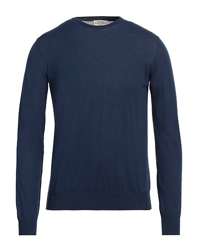 HERITAGE Jumper Navy blue 100% Cotton