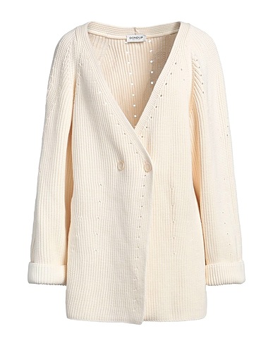 DONDUP Cardigan Ivory 62% Cotton, 38% Polyamide