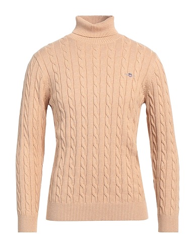 GANT Polo neck Camel 100% Cotton