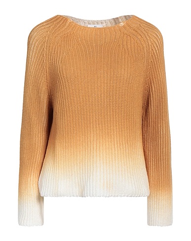ELEVEN88 Pullover Giallo ocra 100% Cotone