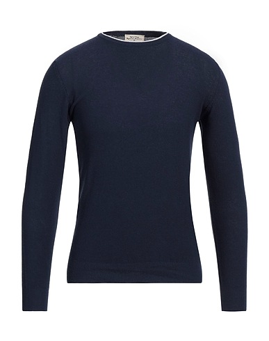 HERITAGE Jumper Navy blue 100% Cotton