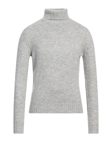 AT.P.CO Polo neck Light grey 49% Polyamide, 24% Acrylic, 17% Mohair wool, 10% Wool