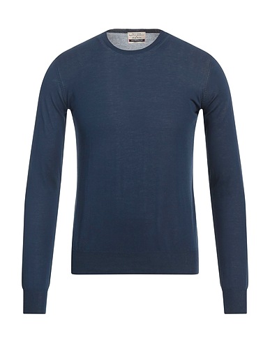 HERITAGE Jumper Navy blue 100% Cotton