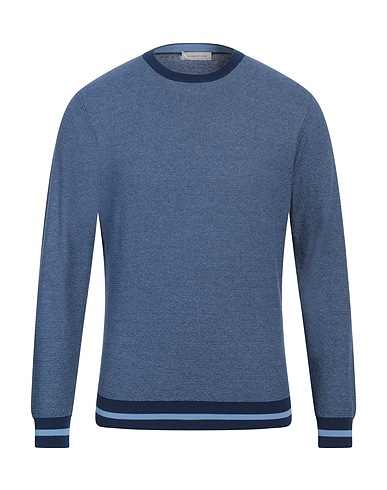 ROSSOPURO Sweater Blue 100% Cotton