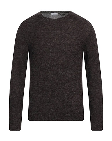 HERITAGE Jumper Dark brown 70% Alpaca wool, 30% Polyamide