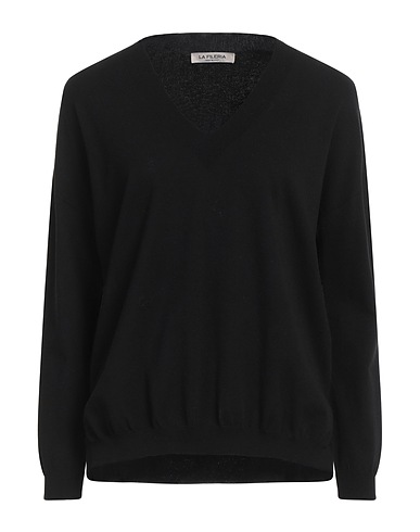 LA FILERIA Pullover Nero 68% Viscosa, 32% Poliestere