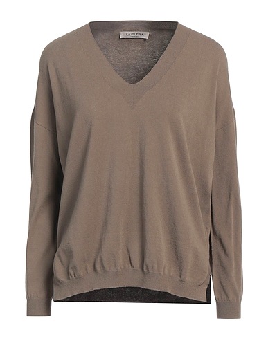 LA FILERIA Jumper Khaki 68% Viscose, 32% Polyester