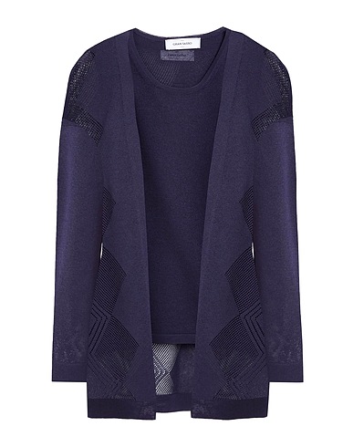 GRAN SASSO Twin set Blu navy 80% Viscosa, 20% Poliestere
