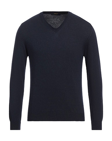 HUNT GALLERY Pullover Blu navy 40% Viscosa, 30% Poliammide, 25% Lana, 5% Cachemire