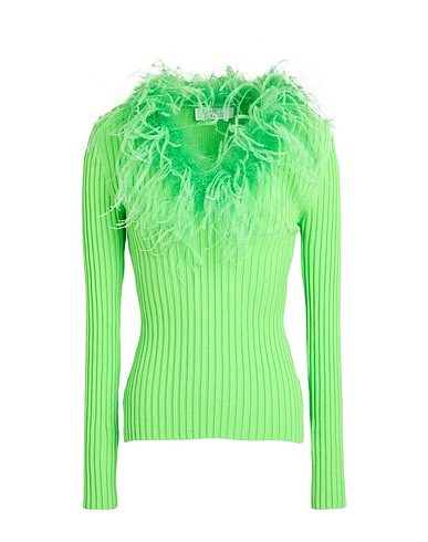 GIUSEPPE DI MORABITO Pullover Verde lime 88% Viscosa, 12% Poliestere