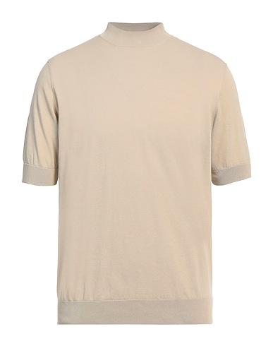 FILIPPO DE LAURENTIIS Col roulé Beige 100% Coton