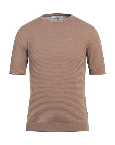 HAMAKI-HO Jumper Light brown 77% Cotton, 23% Linen