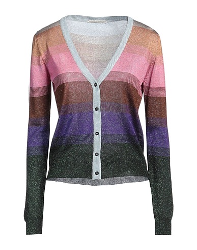 MARCO DE VINCENZO Cardigan Rosa 86% Acetato, 8% Poliestere, 6% Poliammide