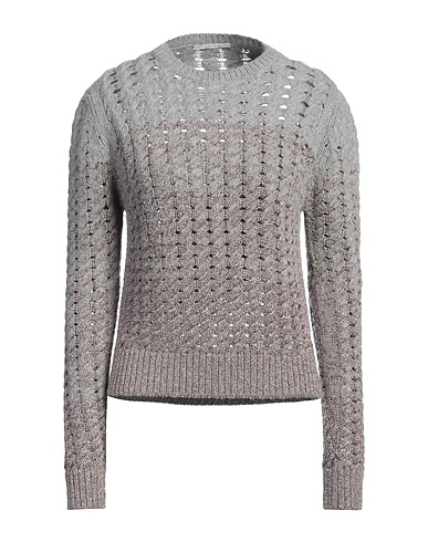 MARCO DE VINCENZO Jumper Grey 45% Viscose, 25% Virgin Wool, 19% Polyester, 11% Cashmere