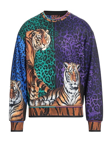 DOLCE&GABBANA Sweatshirt Purple 58% Polyester, 42% Cotton