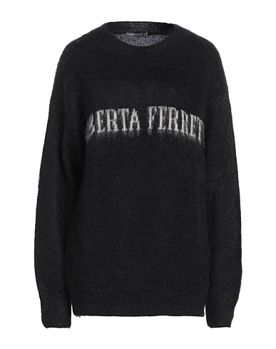 ALBERTA FERRETTI Jumper Black 50% Mohair wool, 32% Polyamide, 18% Virgin Wool