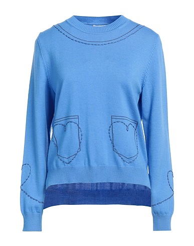 MOSCHINO JEANS Sweater Azure 100% Virgin Wool