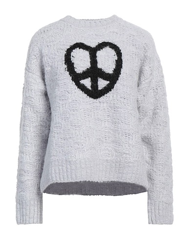 MOSCHINO JEANS Jumper Light grey 37% Acrylic, 33% Alpaca wool, 18% Polyamide, 12% Virgin Wool