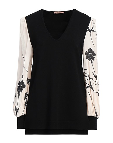 TWINSET Jumper Black 72% Viscose, 28% Polyester