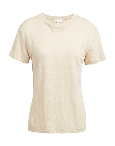 VINCE. Jumper Beige 100% Linen, Viscose