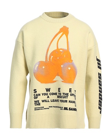 JIL SANDER Pullover Verde chiaro 100% Lana