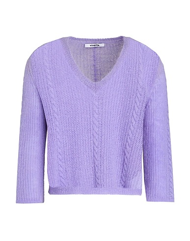 VIVETTA Jumper Mauve 50% Mohair wool, 32% Polyamide, 18% Wool