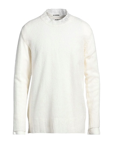 JIL SANDER Jumper Off white 40% Polyamide, 30% Mohair wool, 27% Polyurethane, 3% Wool, Cotton
