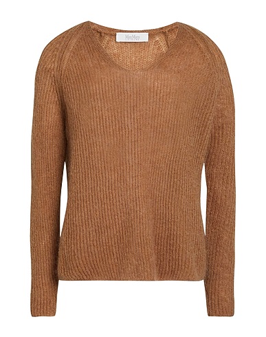 MAX MARA Jumper Camel 50% Polyamide, 46% Mohair wool, 4% Wool