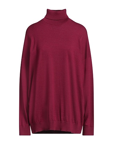 MASSIMO ALBA Turtleneck Garnet 100% Wool
