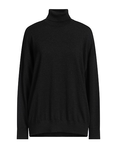 MASSIMO ALBA Turtleneck Charcoal 100% Wool