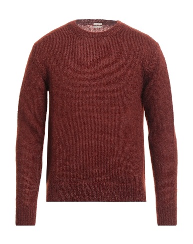 MASSIMO ALBA Jumper Brown 70% Mohair wool, 30% Silk