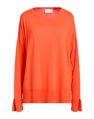 I BLUES Jumper Orange 72% Viscose, 28% Polyester