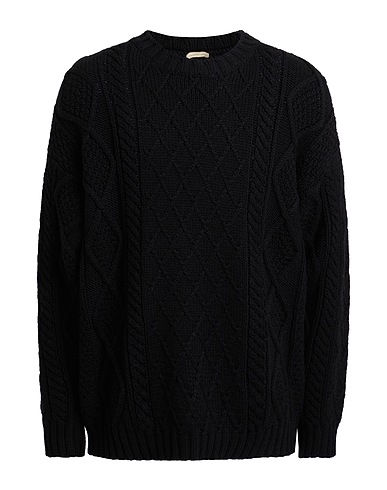 MASSIMO ALBA Pullover Schwarz 100% Schurwolle