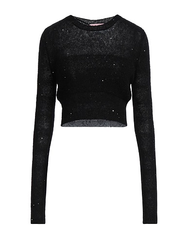 CHIARA FERRAGNI Sweater Black 40% Polyamide, 28% Wool, 25% Mohair wool, 7% Polyester, Metallic Polyester