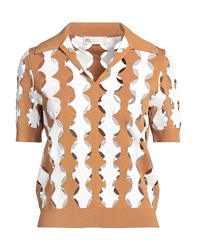 TORY BURCH Jumper White 83% Viscose, 17% Polyester