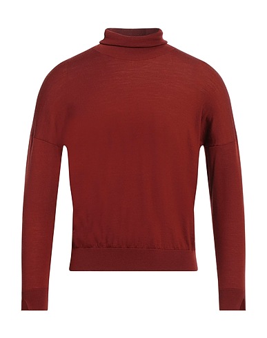 SEVENTY VENEZIA Polo neck Brown 100% Virgin Wool