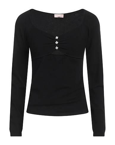 LIU •JO Jumper Black 62% Viscose, 38% Polyester