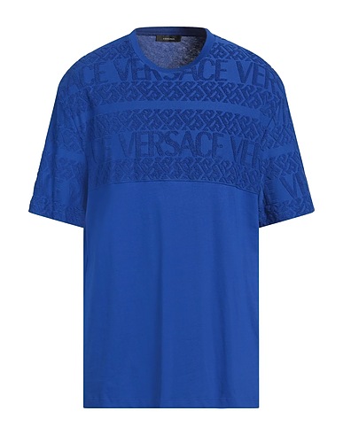 VERSACE T-Shirt Blau 100% Baumwolle