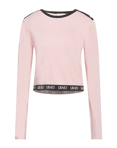 LIU •JO Pullover BETTER Hellrosa 67% Viskose, 26% Polyamid, 7% Metallisiertes Polyester
