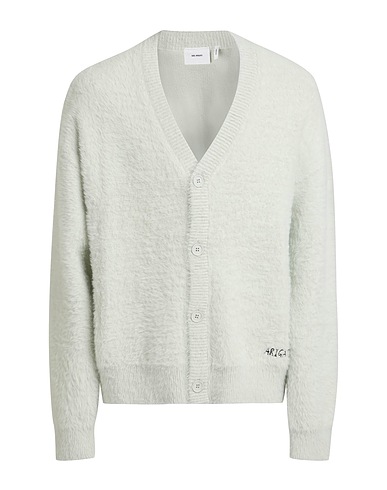 AXEL ARIGATO Cardigan Light green 52% Polyamide, 46% Cotton, 2% Elastane