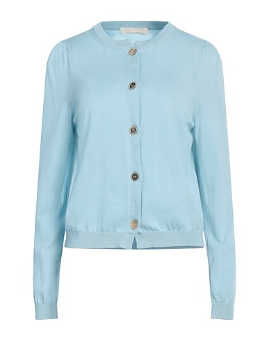 LIVIANA CONTI Cardigan Sky blue 100% Cotton