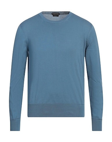 TOM FORD Jumper Pastel blue 100% Cotton