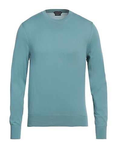 TOM FORD Pullover Celeste 100% Cotone
