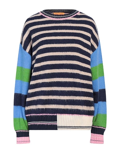 STINE GOYA Sweater Midnight blue 33% Acrylic, 26% Polyamide, 26% Cotton, 15% Alpaca wool